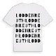 Loddenreuth ordlek t-shirt