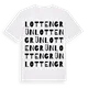 Lottengrün ordlek t-shirt