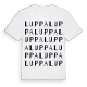 Luppa ordlek t-shirt