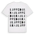 Luppedubrau ordlek t-shirt