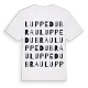 Luppedubrau ordlek t-shirt