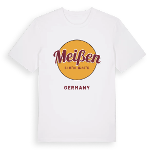 Meißen cirkel t-shirt – ekologisk bomull t-shirt från Pinshirt