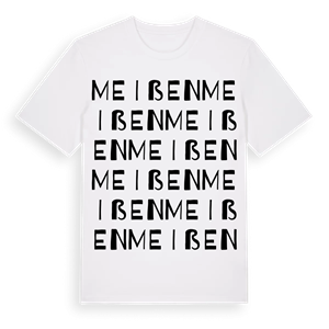 Meißen ordlek t-shirt – ekologisk bomull t-shirt från Pinshirt