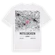 Mittelsachsen karta t-shirt