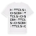 Mittelsachsen ordlek t-shirt