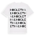 Mockethal ordlek t-shirt