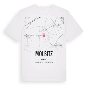 Mölbitz karta t-shirt – ekologisk bomull t-shirt från Pinshirt