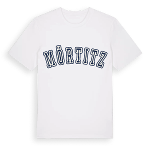 Mörtitz college t-shirt – ekologisk bomull t-shirt från Pinshirt