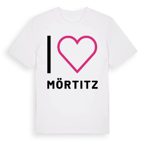 Jag älskar Mörtitz t-shirt stort tryck – ekologisk bomull t-shirt från Pinshirt
