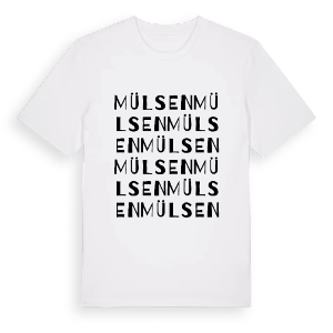 Mülsen ordlek t-shirt – ekologisk bomull t-shirt från Pinshirt
