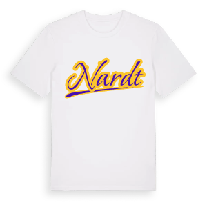 Nardt baseball t-shirt – ekologisk bomull t-shirt från Pinshirt