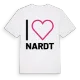 Jag älskar Nardt t-shirt stort tryck