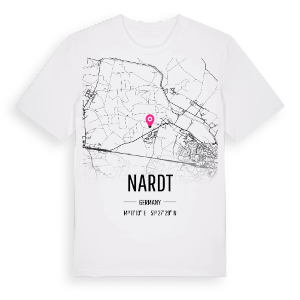Nardt karta t-shirt – ekologisk bomull t-shirt från Pinshirt