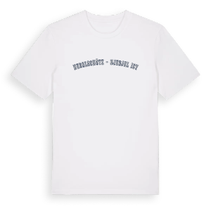 Nebelschütz - Njebjelčicy college t-shirt – ekologisk bomull t-shirt från Pinshirt