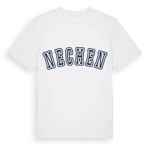 Nechen college t-shirt – ekologisk bomull t-shirt från Pinshirt