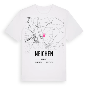 Neichen karta t-shirt – ekologisk bomull t-shirt från Pinshirt