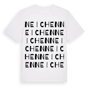 Neichen ordlek t-shirt – ekologisk bomull t-shirt från Pinshirt