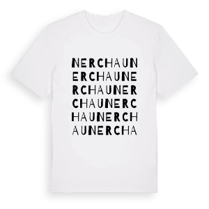Nerchau ordlek t-shirt – ekologisk bomull t-shirt från Pinshirt