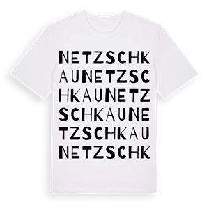 Netzschkau ordlek t-shirt – ekologisk bomull t-shirt från Pinshirt