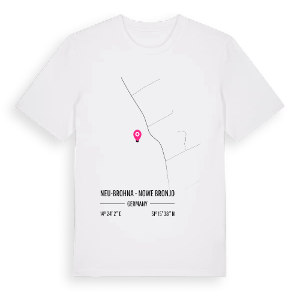 Neu-Brohna - Nowe Bronjo karta t-shirt – ekologisk bomull t-shirt från Pinshirt