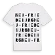 Neu-Friedeburg ordlek t-shirt