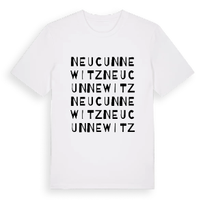 Neucunnewitz ordlek t-shirt – ekologisk bomull t-shirt från Pinshirt