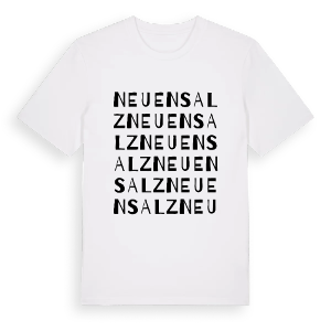 Neuensalz ordlek t-shirt – ekologisk bomull t-shirt från Pinshirt