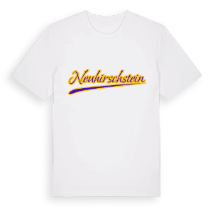 Neuhirschstein baseball t-shirt – ekologisk bomull t-shirt från Pinshirt