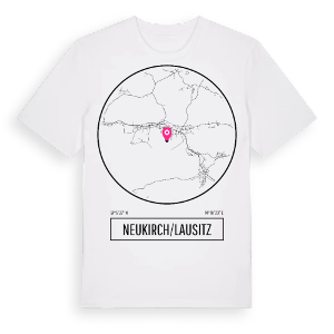 Neukirch/Lausitz t-shirt – ekologisk bomull t-shirt från Pinshirt