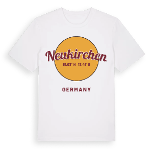 Neukirchen cirkel t-shirt – ekologisk bomull t-shirt från Pinshirt