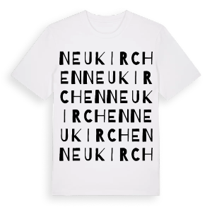 Neukirchen ordlek t-shirt – ekologisk bomull t-shirt från Pinshirt