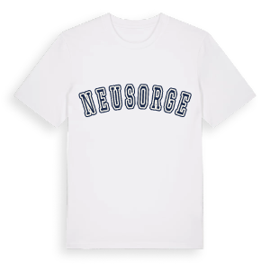 Neusorge college t-shirt – ekologisk bomull t-shirt från Pinshirt