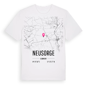Neusorge karta t-shirt – ekologisk bomull t-shirt från Pinshirt