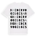 Niedervogelgesang ordlek t-shirt