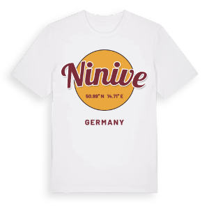 Ninive cirkel t-shirt – ekologisk bomull t-shirt från Pinshirt