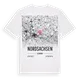 Nordsachsen karta t-shirt