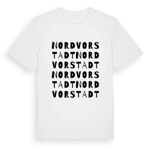 Nordvorstadt ordlek t-shirt – ekologisk bomull t-shirt från Pinshirt