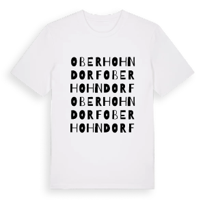 Oberhohndorf ordlek t-shirt – ekologisk bomull t-shirt från Pinshirt
