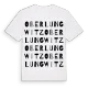 Oberlungwitz ordlek t-shirt