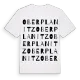 Oberplanitz ordlek t-shirt