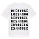 Obervogelgesang ordlek t-shirt