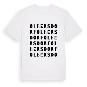 Olbersdorf ordlek t-shirt – ekologisk bomull t-shirt från Pinshirt