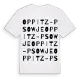 Oppitz-Psowje ordlek t-shirt