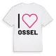 Jag älskar Ossel t-shirt stort tryck