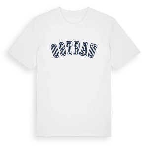 Ostrau college t-shirt – ekologisk bomull t-shirt från Pinshirt