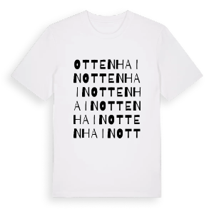 Ottenhain ordlek t-shirt – ekologisk bomull t-shirt från Pinshirt