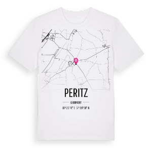 Peritz karta t-shirt – ekologisk bomull t-shirt från Pinshirt