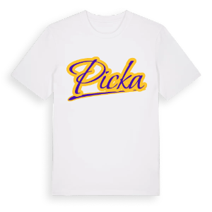 Picka baseball t-shirt – ekologisk bomull t-shirt från Pinshirt