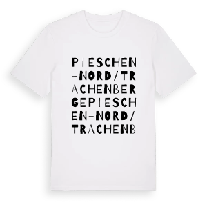 Pieschen-Nord/Trachenberge ordlek t-shirt – ekologisk bomull t-shirt från Pinshirt