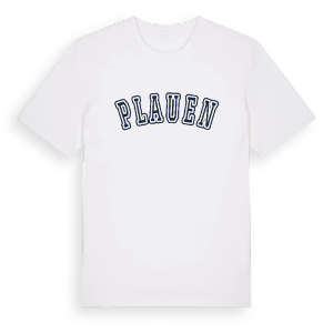 Plauen college t-shirt – ekologisk bomull t-shirt från Pinshirt